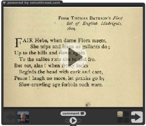 Begin Discussion 2 Voice Thread (Word Painting)
