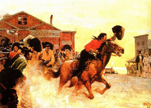 The Pony Express Begins