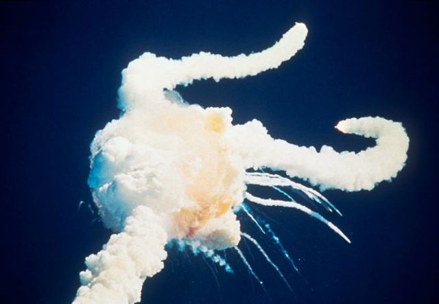 Challenger Space Shuttle Explodes
