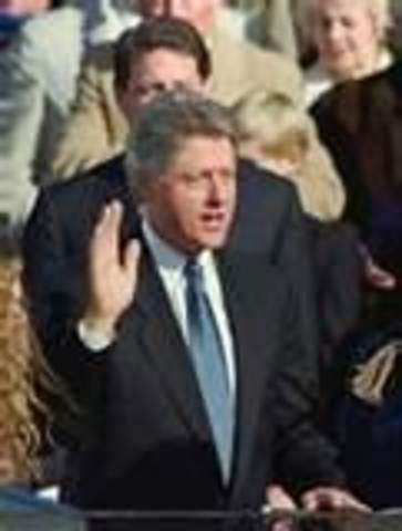 Clinton becomes president