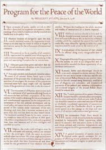 Woodrow Wilson's 14 points