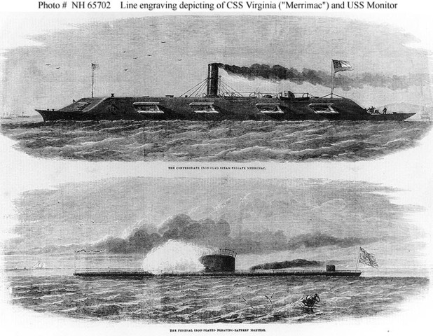 The Merrimac and Moniter