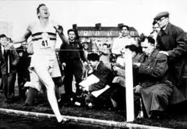 Roger Bannister Breaks the Four-Minute Mile