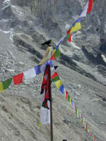 The team has a Puja Ceremony at Base Camp.