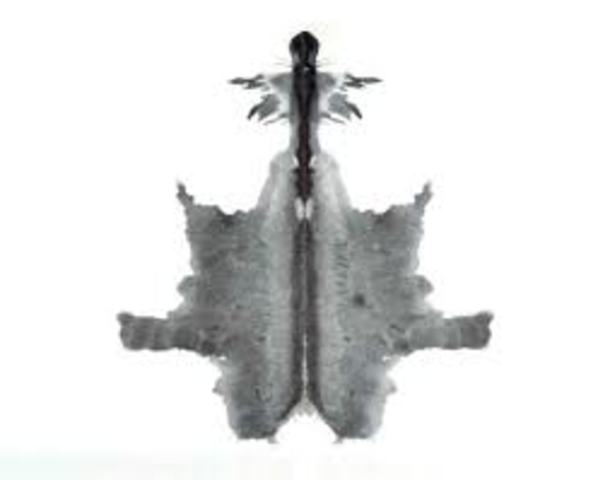 Hermann Rorschach elabora el test de las manchas de   tinta.