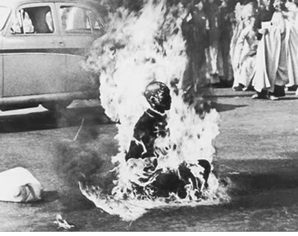 @ Monk Sets Himself on Fire