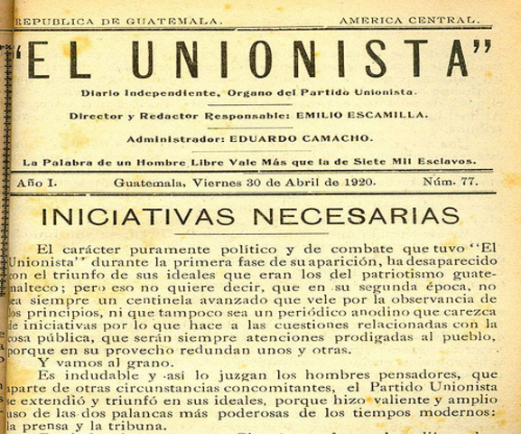 Nacimiento de El Imparcial