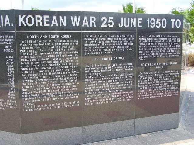 Korean War ends
