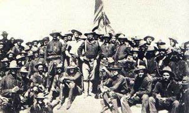 tr&rough riders charge san juan hill