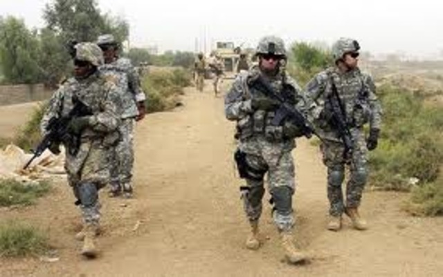 Americans start to enter Iraq