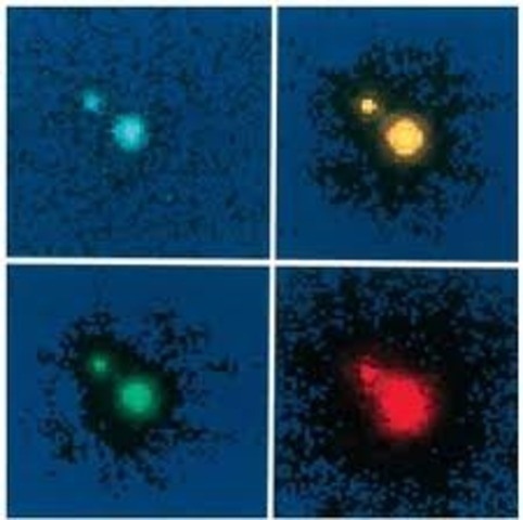Astronomers discover an invisible gravity source that splits a quasar's light.