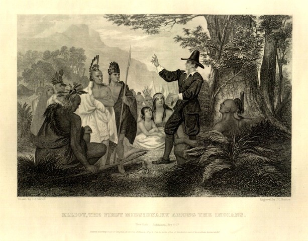 1631 Native Americans that were converted to Christianity were encouraged to congregate.