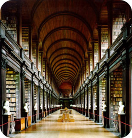Oscar Wilde enters Trinity College Dublin