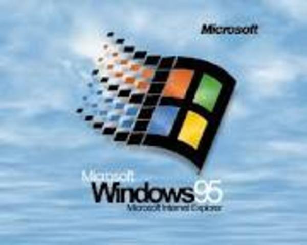 The release of Windows 95