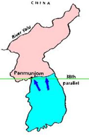 Korea split