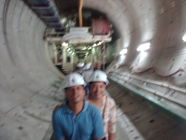 visita a Túnel Emisor Oriente