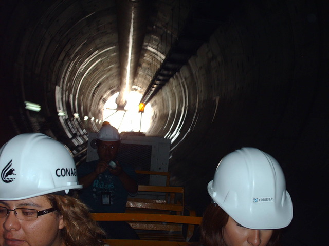 visita al Túnel Emisor Oriente