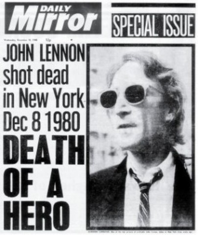 John Lennon death
