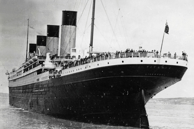 WORLD EVENT: The sinking of The Titanic