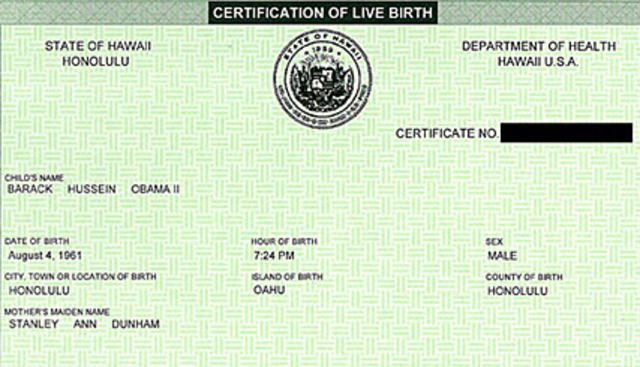 Birth Certificate