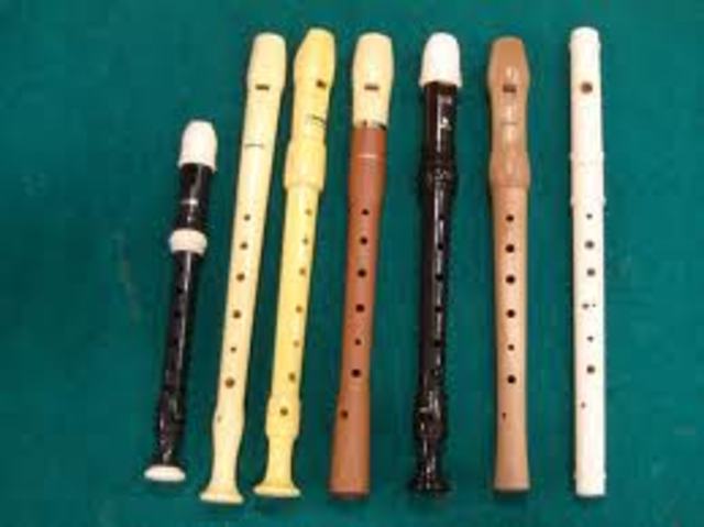 1600. Flauta dulce en Inglaterra