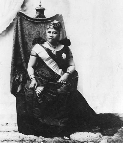 queen Liluokalani becomes queen of hawaii