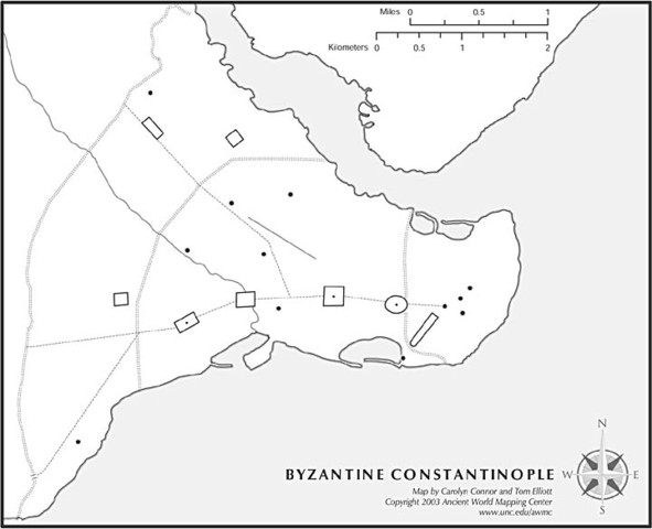 Attaque des Vikings a Constantinople (Istanbul)