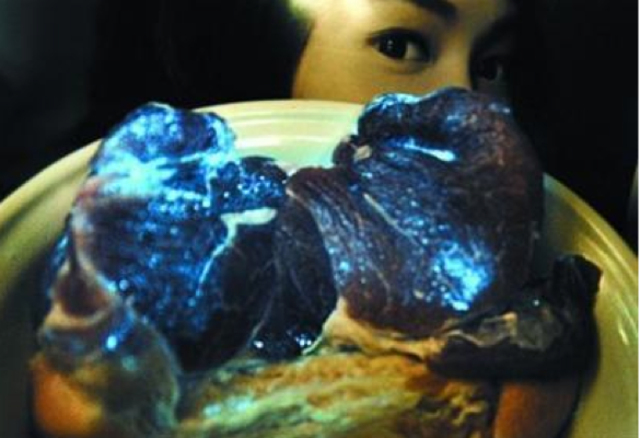 Glow in the dark pork?