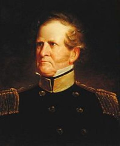 Winfield Scott Relieved From Duty