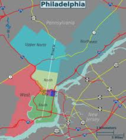 Citizens of Philadelphia celebrate the ratification of the US Constitution with a festival