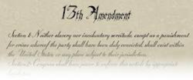 13th Amendment-Abolition of Slavery