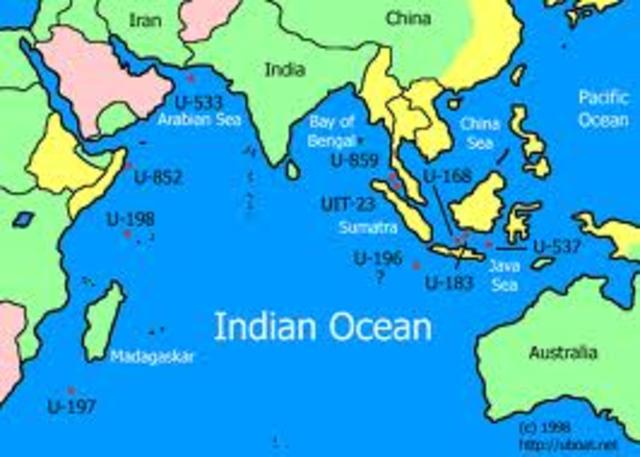 In the Middle of the Indian Ocean
