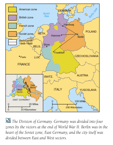The Division of Germany