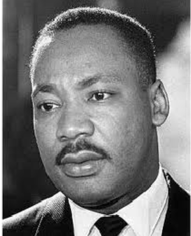 Martin Luther King Jr. Gives his "I Have a Dream" Speech.