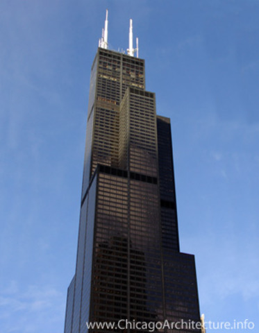 Sears tower built (Willis Tower)