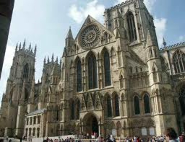 866 -	Établissement d'un royaume à York, Angleterre, par des Vikings danois