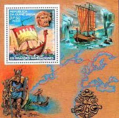 981 -	Le chef viking Erik le Rouge découvre le Groenland.