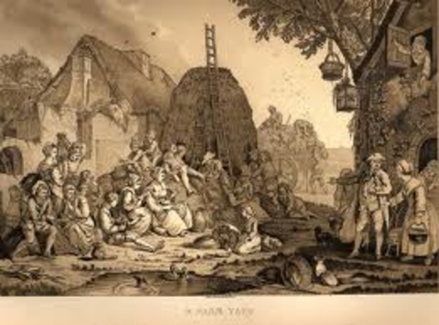 siglos XV y XVIII en Inglaterra el campesinado fue separado de la tierra de la que había dependido su vida.