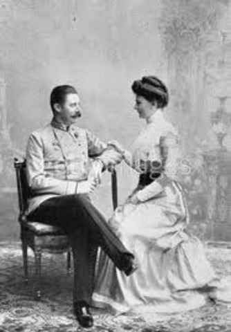 The assasination of Austria's archduke Franz Ferdinand