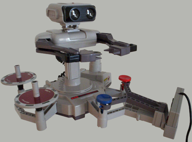 R.O.B. (Robotic Operating Buddy) is released in North America to Help Boost Sales of the NES