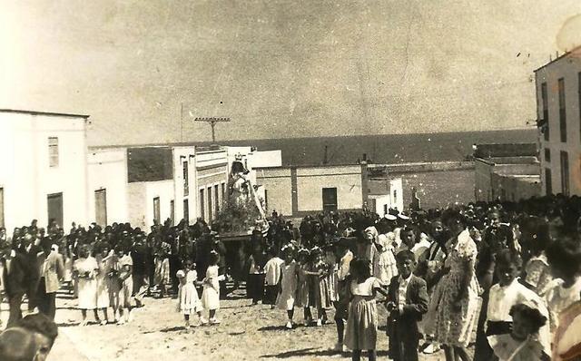 Procesión Virgen del Rosario 1959