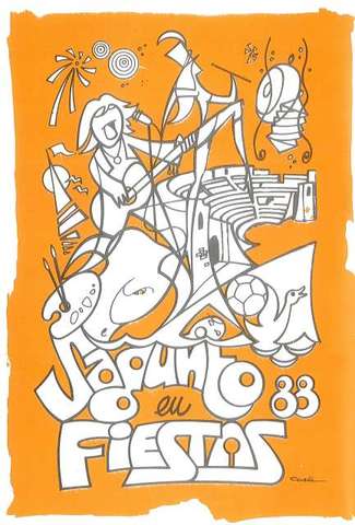 Cartel Fiestas de Sagunto 1988