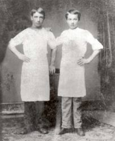 Apprenticed to a German newspaper worker