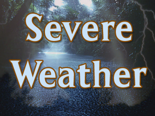 Reports of Severe Weather, Trip Delayed