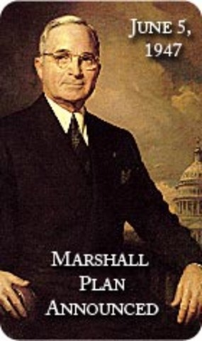 Marshall Plan is Announced