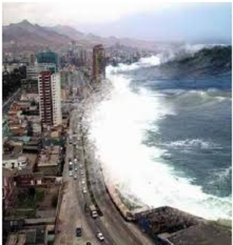 Large tsunami strikes Southeast Asia