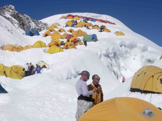 Spent the Night at Camp 1