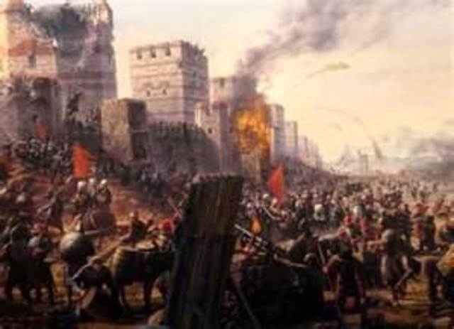 4. Fall of Constantinople to the Turks