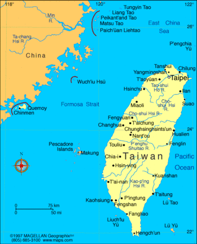 Nationalists Escape to Taiwan