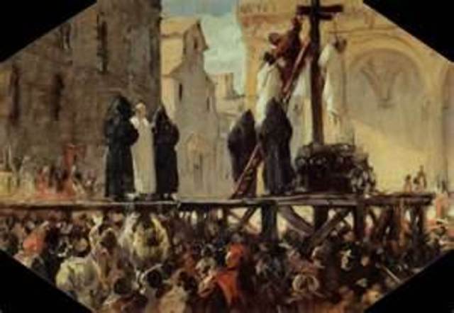 9. Execution of Girolamo Savonarola and 2 Other Friars
